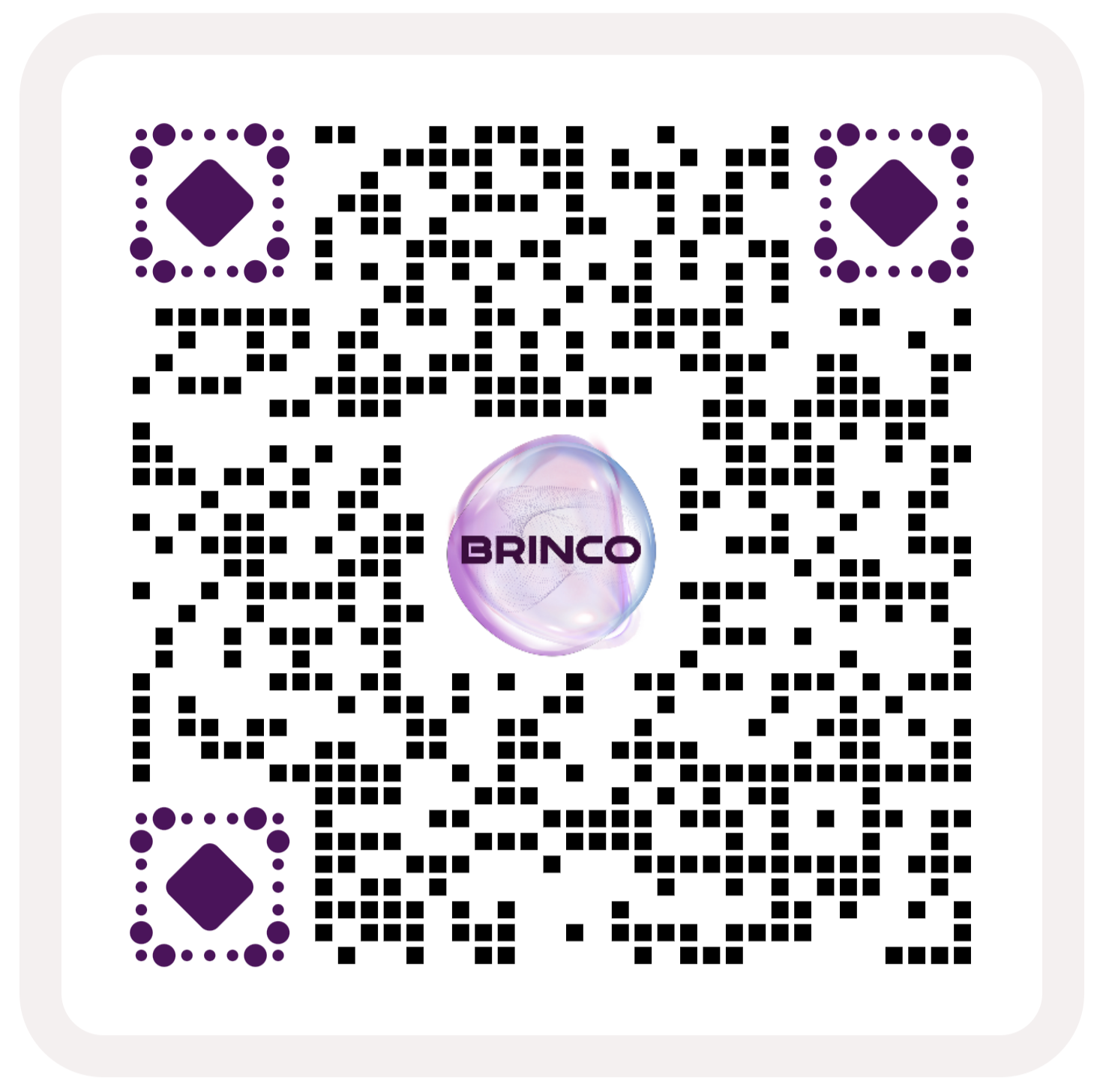 QR code for BRINCO app